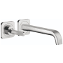 Axor Citterio E 1.2 GPM Wall Mounted Widespread Bathroom Faucet Chrome