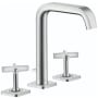 Axor Citterio E 1.2 GPM Widespread Bathroom Faucet with Pop-Up Drain Assembly Chrome