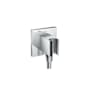 Axor Wall Outlet with Handshower Holder, Square Chrome