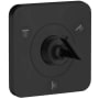 Axor Citterio E Single Handle Diverter Valve Trim Matte Black