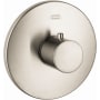 Axor Uno Thermostatic Valve Trim Less Valve - Engineered in Germany, Limited Lifetime Warranty Brushed Nickel