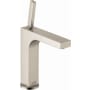 Axor Citterio 1.2 GPM Single Hole Joystick Medium Vessel Bathroom Faucet with Drain Assembly - Engineered in Germany, Limited Lifetime Warranty Brushed Nickel