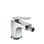 Axor Citterio 2.2 GPM Deck Mount Bidet Faucet with 1 Lever Handle and Pop-Up Drain Assembly Chrome