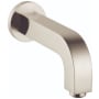 Axor Citterio Tub Spout Wall Mounted Non Diverter - Engineered in Germany, Limited Lifetime Warranty Brushed Nickel