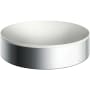 Axor Suite Sinks 15-3/4" Circular Solid Surface Vessel Bathroom Sink Chrome