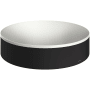 Axor Suite Sinks 15-3/4" Circular Solid Surface Vessel Bathroom Sink Matte Black