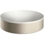 Axor Suite Sinks 15-3/4" Circular Solid Surface Vessel Bathroom Sink Brushed Nickel