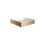 Axor Suite Sinks 15-3/4" Rectangular Solid Surface Vessel Bathroom Sink Brushed Bronze