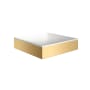 Axor Suite Sinks 15-3/4" Rectangular Solid Surface Vessel Bathroom Sink Brushed Gold Optic