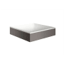 Axor Suite Sinks 15-3/4" Rectangular Solid Surface Vessel Bathroom Sink Brushed Black Chrome