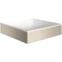 Axor Suite Sinks 15-3/4" Rectangular Solid Surface Vessel Bathroom Sink Brushed Nickel