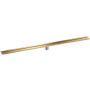 Axor Drain Wall 47-1/4" Linear Shower Drain - Against Wall Installation Brushed Gold Optic