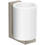 Axor Universal Rectangular Toothbrush Tumbler Brushed Nickel