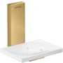 Axor Universal Rectangular Soap Dish Brushed Gold Optic