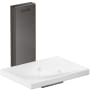Axor Universal Rectangular Soap Dish Brushed Black Chrome
