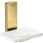Axor Universal Rectangular Soap Dish Polished Gold Optic