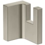 Axor Universal Rectangular Single Robe Hook Brushed Nickel