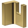 Axor Universal Rectangular Single Robe Hook Polished Gold Optic