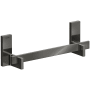 Axor Universal Rectangular 10-1/8" Towel Bar Polished Black Chrome