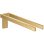 Axor Universal Rectangular 14-1/2" Towel Bar Brushed Gold Optic