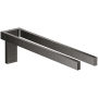 Axor Universal Rectangular 14-1/2" Towel Bar Polished Black Chrome