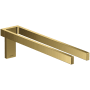 Axor Universal Rectangular 14-1/2" Towel Bar Polished Gold Optic