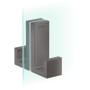Axor Universal Rectangular Shower Door Handle Polished Black Chrome