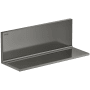 Axor Universal Rectangular 12" Metal Bathroom Shelf Polished Black Chrome