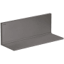 Axor Universal Rectangular 12" Metal Bathroom Shelf Brushed Black Chrome