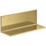 Axor Universal Rectangular 12" Metal Bathroom Shelf Polished Gold Optic