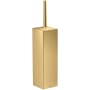 Axor Universal Rectangular Wall Mounted Toilet Brush Holder Brushed Gold Optic