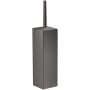 Axor Universal Rectangular Wall Mounted Toilet Brush Holder Brushed Black Chrome