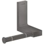 Axor Universal Rectangular Wall Mounted Euro Toilet Paper Holder Brushed Black Chrome