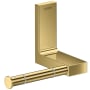 Axor Universal Rectangular Wall Mounted Euro Toilet Paper Holder Polished Gold Optic