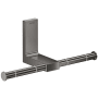 Axor Universal Rectangular Wall Mounted Euro Toilet Paper Holder Polished Black Chrome