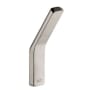 Axor Universal SoftSquare Single Robe Hook - Engineered in Germany, Limited Lifetime Warranty Brushed Nickel