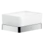 Axor Universal SoftSquare Basket for Wall/Rail Installation - Engineered in Germany, Limited Lifetime Warranty Chrome