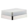 Axor Universal SoftSquare Basket for Wall/Rail Installation - Engineered in Germany, Limited Lifetime Warranty Brushed Nickel