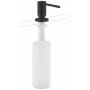 Axor Uno Deck Mounted Soap Dispenser with 16 oz Capacity - Engineered in Germany, Limited Lifetime Warranty Matte Black