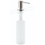 Axor Uno Deck Mounted Soap Dispenser with 16 oz Capacity - Engineered in Germany, Limited Lifetime Warranty Steel Optic