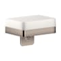 Axor Universal SoftSquare Soap/Lotion Dispenser & Shelf for Wall/Rail Installation - Engineered in Germany, Limited Lifetime Warranty Polished Nickel