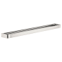 Axor Universal SoftSquare 27-3/8" Towel Bar and Rail for Bathroom Accessories - Engineered in Germany, Limited Lifetime Warranty Brushed Nickel