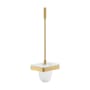 Axor Universal SoftSquare Toilet Brush for Wall Installation - Engineered in Germany, Limited Lifetime Warranty Brushed Gold Optic