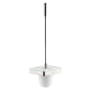 Axor Universal SoftSquare Toilet Brush for Wall Installation - Engineered in Germany, Limited Lifetime Warranty Brushed Nickel