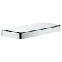Axor Universal SoftSquare Shelf for Wall/Rail Installation - Engineered in Germany, Limited Lifetime Warranty Chrome