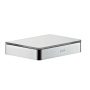 Axor Universal SoftSquare 5-7/8" Bathroom Shelf - Engineered in Germany, Limited Lifetime Warranty Chrome