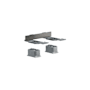 Axor Universal SoftSquare Modular Adaptor for Accessories Installed on Universal Rail - Engineered in Germany, Limited Lifetime Warranty Brushed Black Chrome