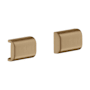 Axor Universal SoftSquare Back Cover for Universal Rails, Includes 2 - Engineered in Germany, Limited Lifetime Warranty Brushed Bronze