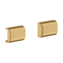 Axor Universal SoftSquare Back Cover for Universal Rails, Includes 2 - Engineered in Germany, Limited Lifetime Warranty Brushed Gold Optic
