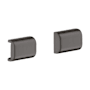 Axor Universal SoftSquare Back Cover for Universal Rails, Includes 2 - Engineered in Germany, Limited Lifetime Warranty Brushed Black Chrome